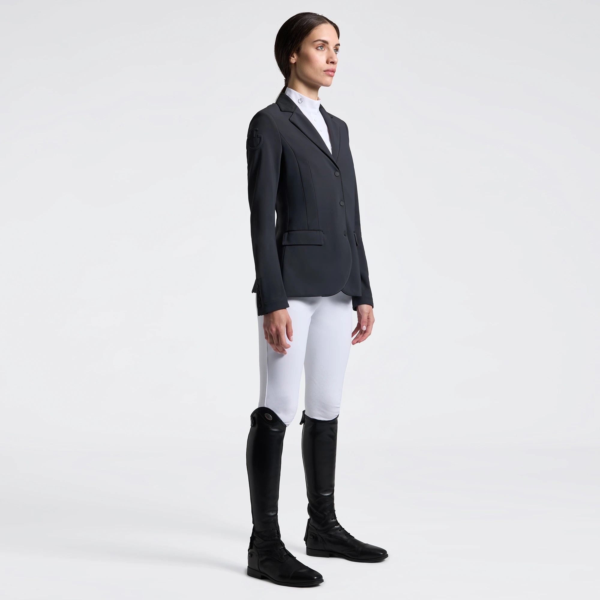 Cavalleria Toscana GP Zip Dames Wedstrijdjasje | Charcoal Cavalleria Toscana GP Zip Dames Wedstrijdjasje | Charcoal