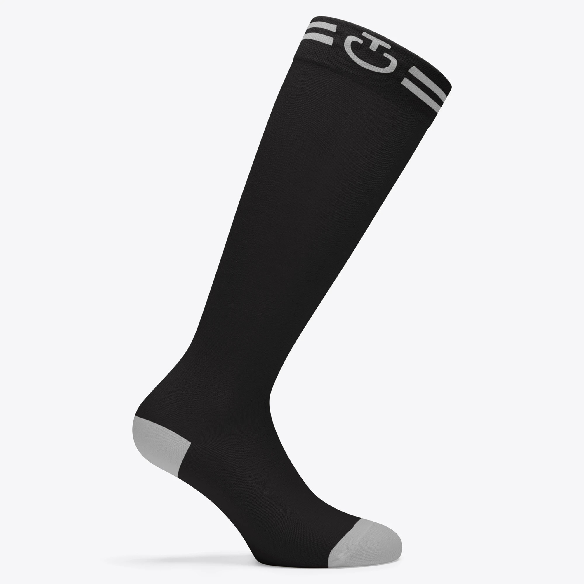 Cavalleria Toscana Jacquard Logo Socks | Black Cavalleria Toscana Jacquard Logo Socks | Black