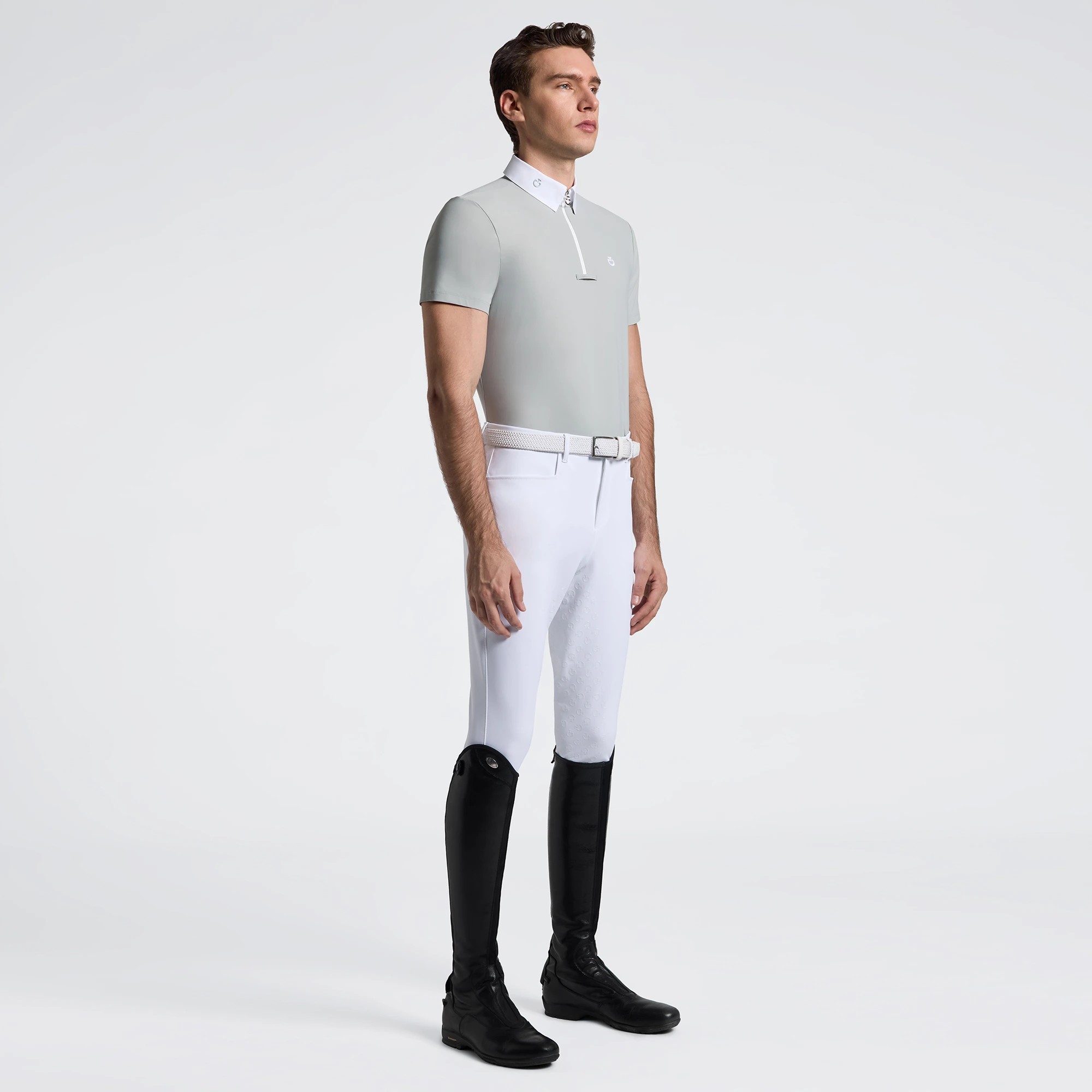 Cavalleria Toscana Jersey Zip Mannen Wedstrijdshirt SS | Belgian Block Cavalleria Toscana Jersey Zip Mannen Wedstrijdshirt SS | Belgian Block
