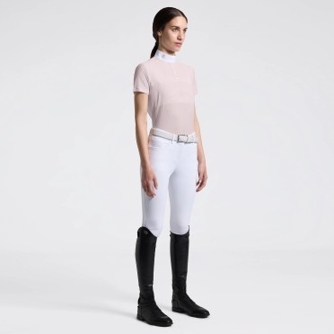 Cavalleria Toscana Jersey Stripe Women's Competition Shirt SS | Violet Ice Cavalleria Toscana Jersey Stripe Women's Competition Shirt SS | Violet Ice