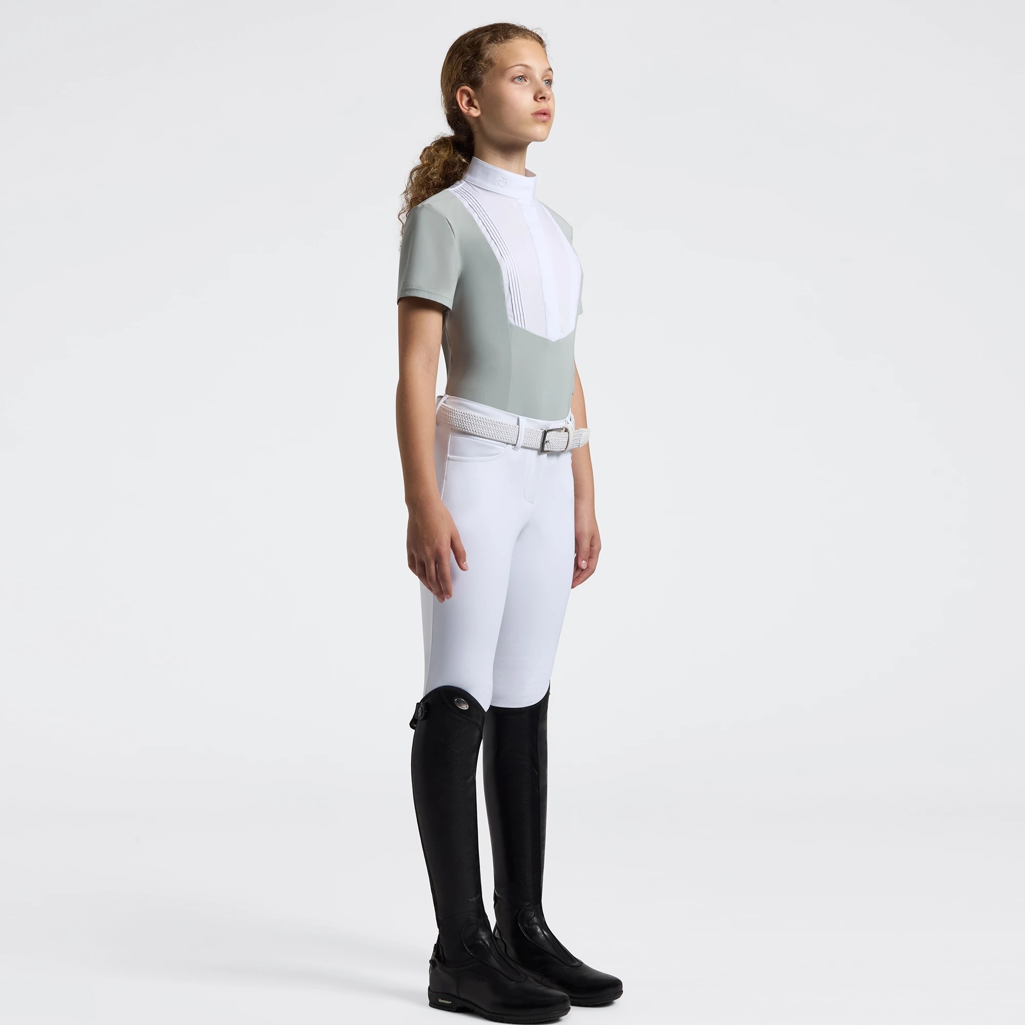 Cavalleria Toscana Jersey Girls Competition Shirt SS | Belgian Block Cavalleria Toscana Jersey Girls Competition Shirt SS | Belgian Block