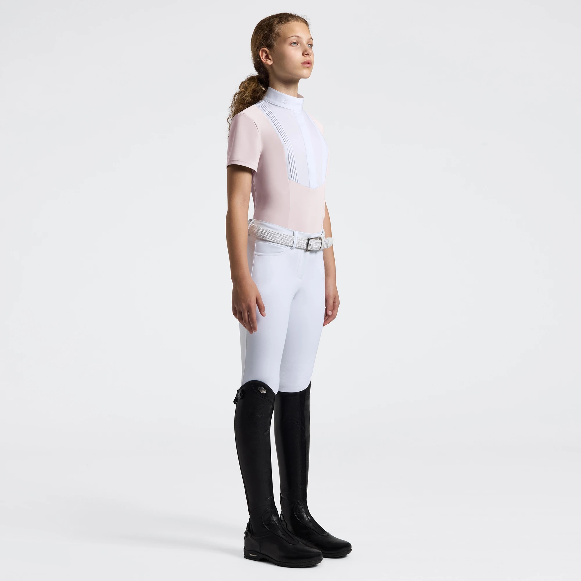 Cavalleria Toscana Jersey Meisjes Wedstrijdshirt SS | Violet Ice Cavalleria Toscana Jersey Meisjes Wedstrijdshirt SS | Violet Ice