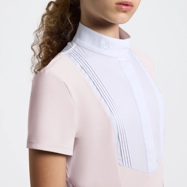 Cavalleria Toscana Jersey Meisjes Wedstrijdshirt SS | Violet Ice Cavalleria Toscana Jersey Meisjes Wedstrijdshirt SS | Violet Ice