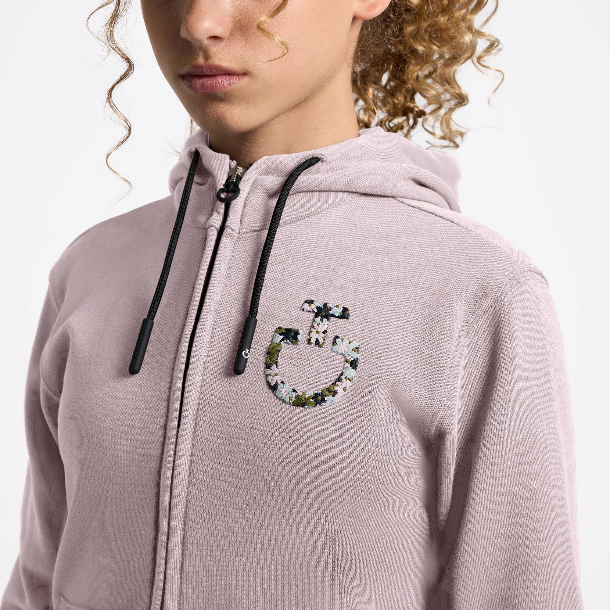 Cavalleria Toscana Floral Embroidery Meisjes Vest | Violet Ice