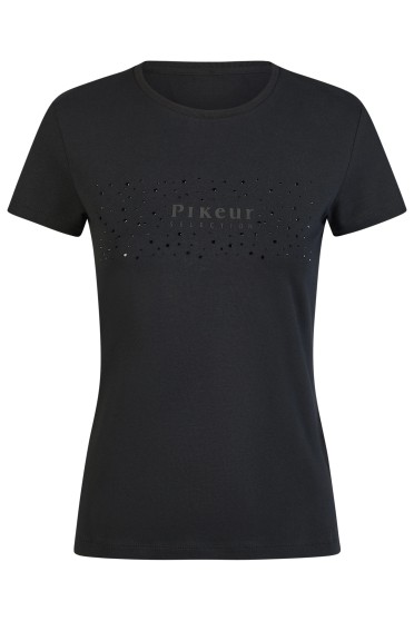 Pikeur Selection Cotton Dames Shirt | Zwart
