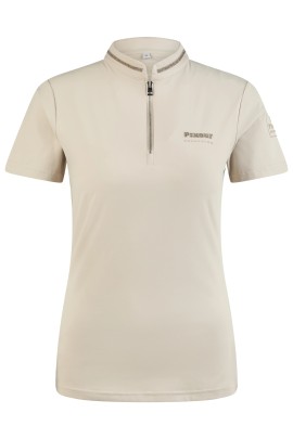 Pikeur Selection Function Zip Women's Shirt SS | Pearl Gray