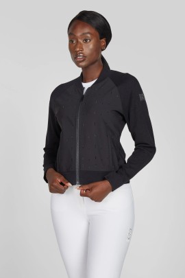 Pikeur Selection Knit Hybrid Dames Blouson | Zwart