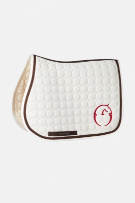 Vestrum Las Vegas Zadeldekje Springen | Ivory - Rood