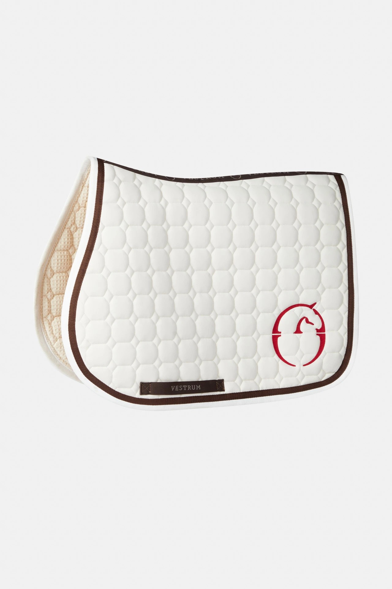 Vestrum Las Vegas Zadeldekje Springen | Ivory - Rood