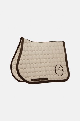 Vestrum Las Vegas Saddle Pad Jumping | Beige - Dark Brown