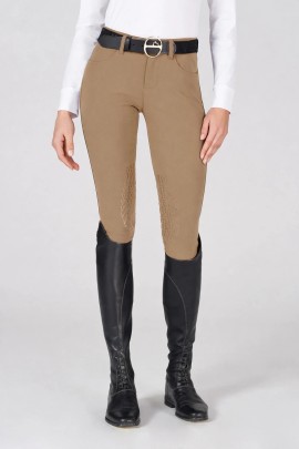 Vestrum Lazise Dames Rijbroek Knie Grip | Corten - Beige