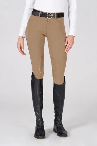 Vestrum Lazise Dames Rijbroek Knie Grip | Corten - Beige