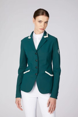 Vestrum Alessandria Women's Competition Jacket | Forest Green - Ivory