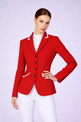 Vestrum Alessandria Women's Competition Jacket | Red - Ivory