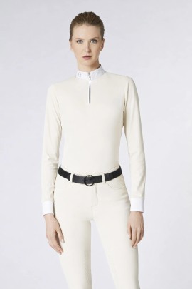 Vestrum Mahon Dames Wedstrijdshirt LS | Ivory Cream