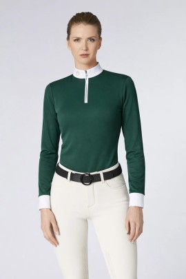 Vestrum Mahon Dames Wedstrijdshirt LS | Forest Green