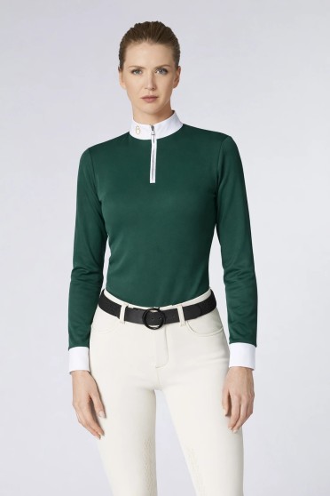 Vestrum Mahon Dames Wedstrijdshirt LS | Forest Green