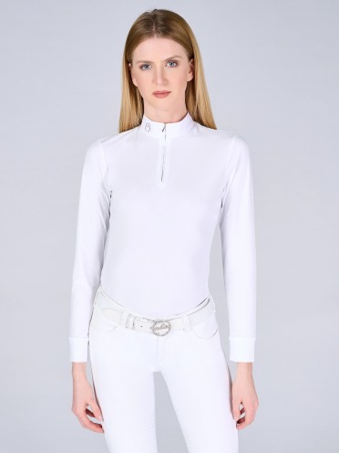 Vestrum Mahon Dames Wedstrijdshirt LS | Wit