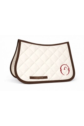 Vestrum Los Angeles Saddle Pad Jumping | Ivory - Red