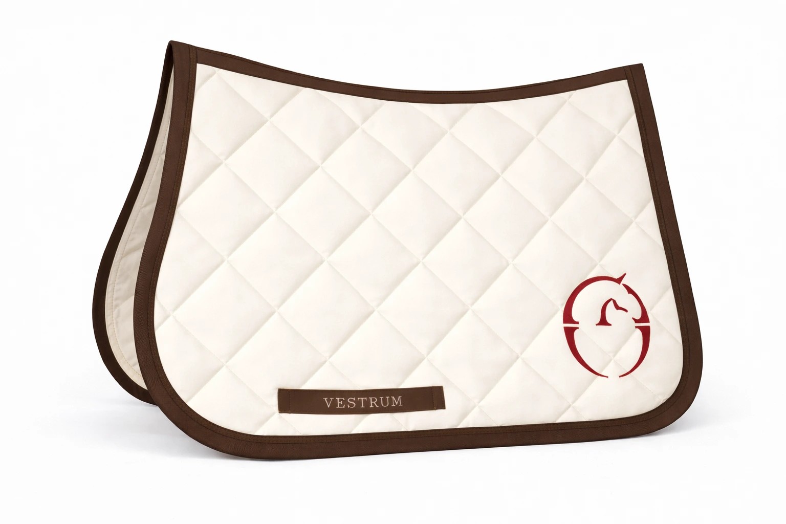 Vestrum Los Angeles Zadeldekje Springen | Ivory - Rood