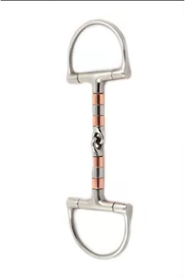 Ridershouse: Feeling D-trens met koperen rollers, maat 13,5 cm Ridershouse: Feeling D-trens met koperen rollers, maat 13,5 cm