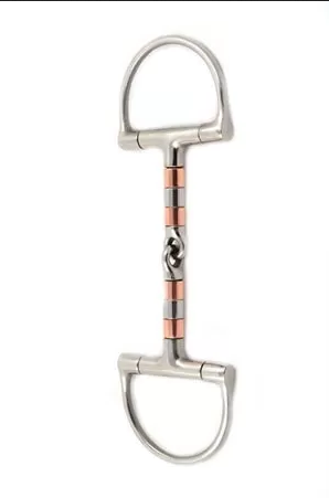 Ridershouse: Feeling D-trens met koperen rollers, maat 13,5 cm Ridershouse: Feeling D-trens met koperen rollers, maat 13,5 cm
