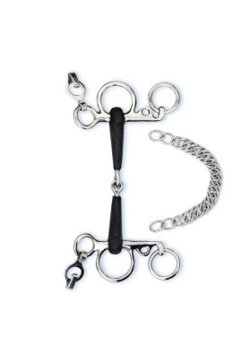 STUBBEN STEEL Baby Pelham Rubber Coverd Mouth