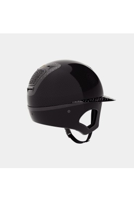 Freejump Voronoï Temple Protection Carbon Glossy | Crystals Silver Freejump Voronoï Temple Protection Carbon Glossy | Crystals Silver