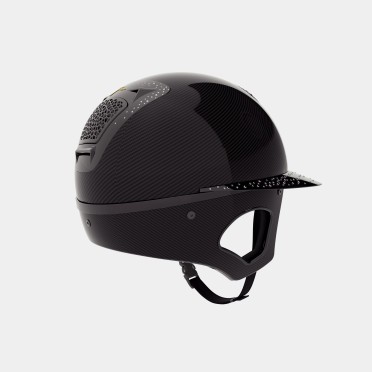 Freejump Voronoï Temple Protection Carbon Glossy | Crystals Zilver Freejump Voronoï Temple Protection Carbon Glossy | Crystals Zilver