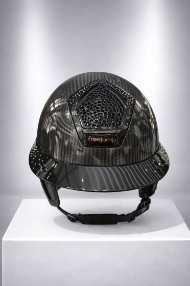 Freejump Voronoï Temple Protection Carbon Glossy | Crystals Silver Freejump Voronoï Temple Protection Carbon Glossy | Crystals Silver