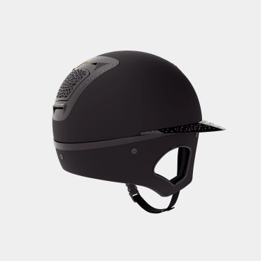 Freejump Voronoï Temple Protection Carbon Glossy | Crystals Zilver Freejump Voronoï Temple Protection Carbon Glossy | Crystals Zilver