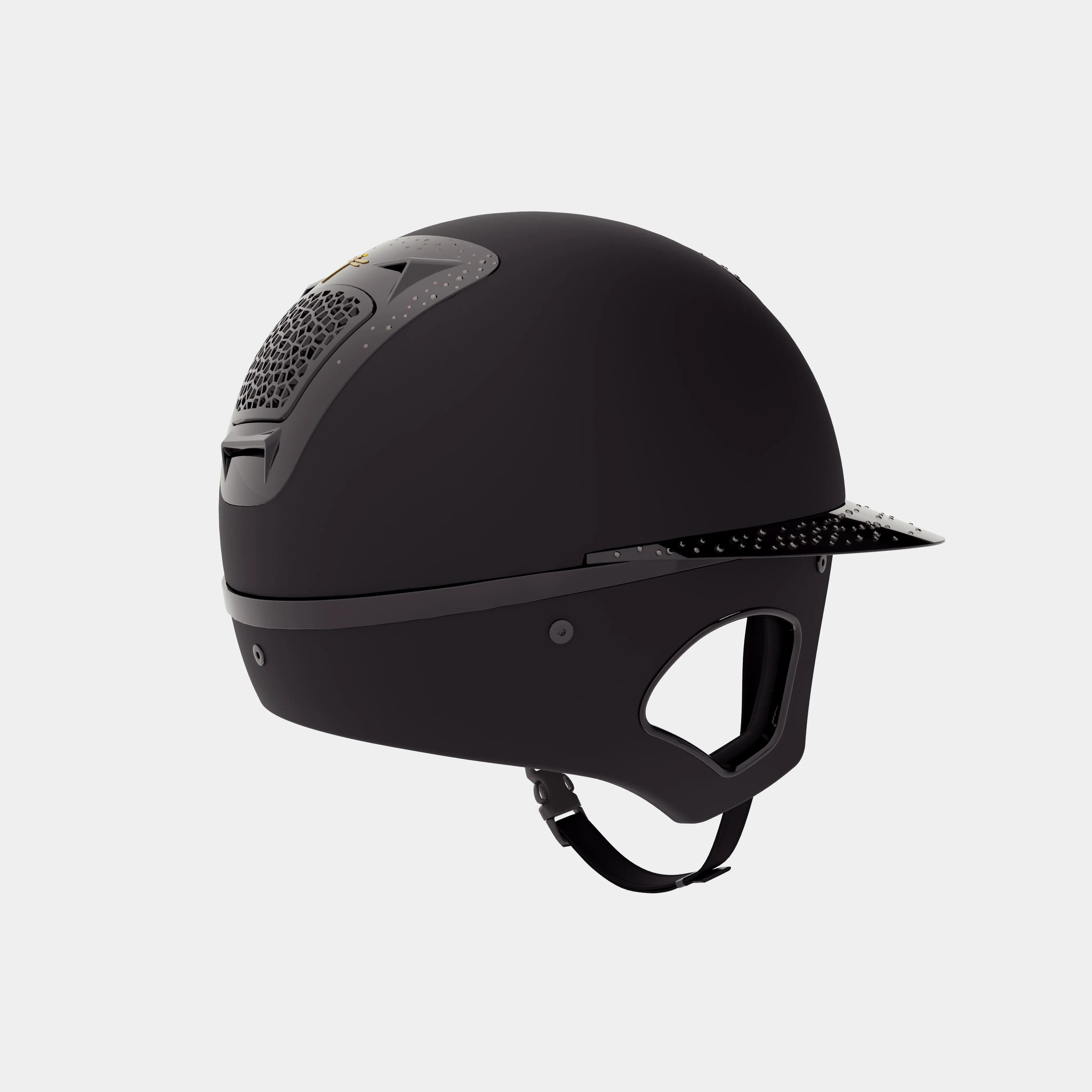 Freejump Voronoï Temple Protection Carbon Glossy | Crystals Zilver Freejump Voronoï Temple Protection Carbon Glossy | Crystals Zilver