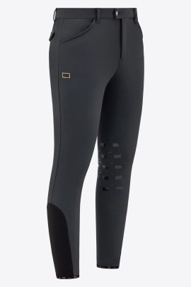 RG Italy Knee Grip Men's Riding Breeches | Dark Grey