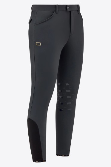 RG Italy Knie Grip Mannen Rijbroek | Donkergrijs RG Italy Knie Grip Mannen Rijbroek | Donkergrijs