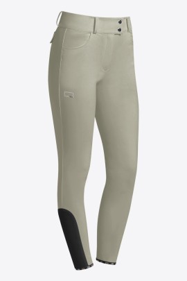 RG Italy Knie Grip Dames Rijbroek High Waist | Moss Gray