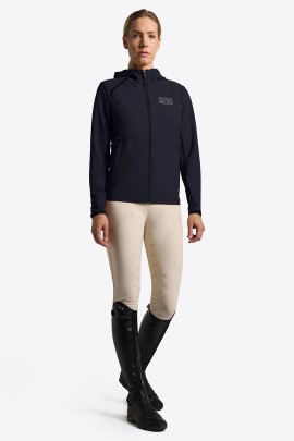 RG Italy Bonded Jacquard Jersey Women's Softshell Jacket Print | Navy