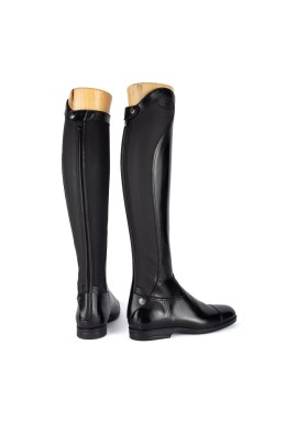 Loreto Paardrijlaars Springlaars zonder veter | Kalfsleer, grip & stretch Loreto Paardrijlaars Springlaars zonder veter | Kalfsleer, grip & stretch