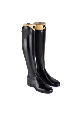 Loreto Paardrijlaars Springlaars zonder veter | Kalfsleer, grip & stretch Loreto Paardrijlaars Springlaars zonder veter | Kalfsleer, grip & stretch