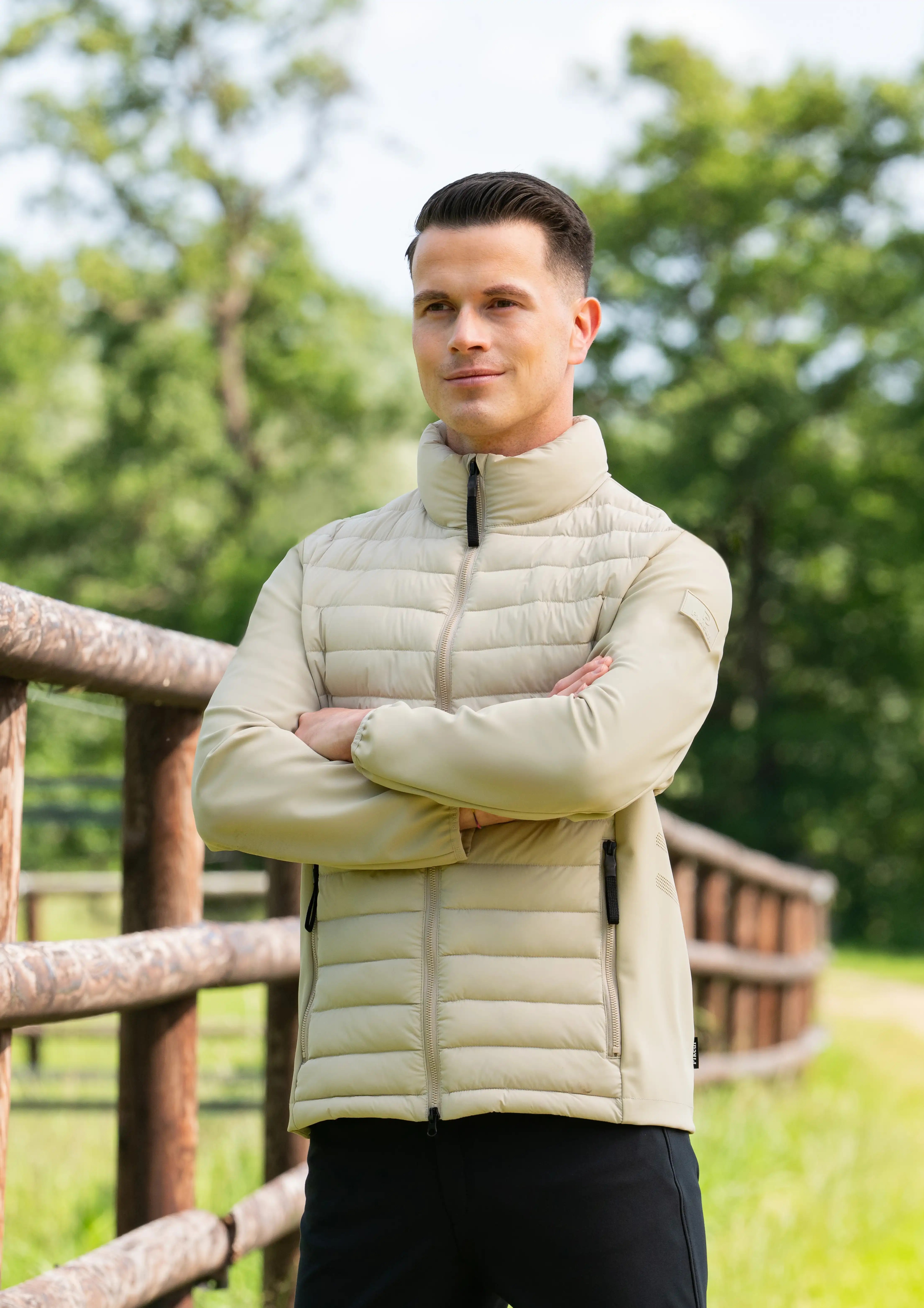 Pikeur The Core Hybrid Mannen Jas | Frosted Sage Pikeur The Core Hybrid Mannen Jas | Frosted Sage