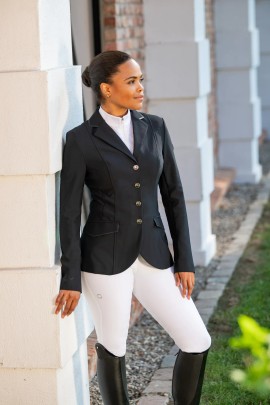 Pikeur Athleisure Alura Hybrid Dames Wedstrijdjasje | Zwart