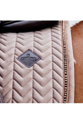 Kentucky Horsewear Saddle Pad Velvet Pearls Dressage