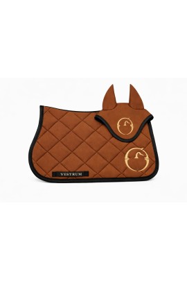 Vestrum Set Los Angeles Saddle Pad & Earnet Jumping | Coconut - Black