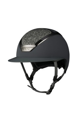 KASK Star Lady Cap Chrome Crystals Midnight | Antraciet