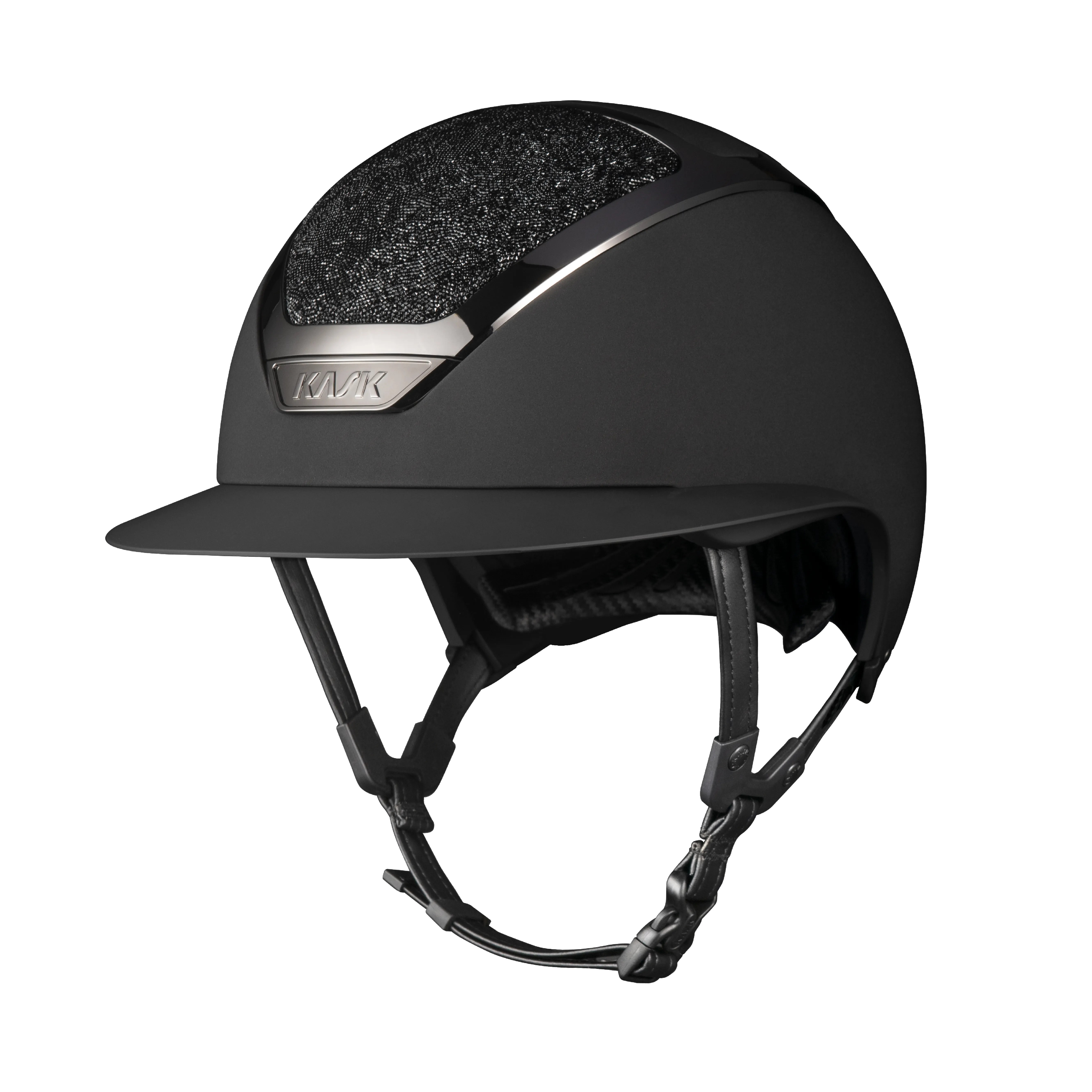 KASK Star Lady Cap Chrome Crystals Zwart | Zwart KASK Star Lady Cap Chrome Crystals Zwart | Zwart