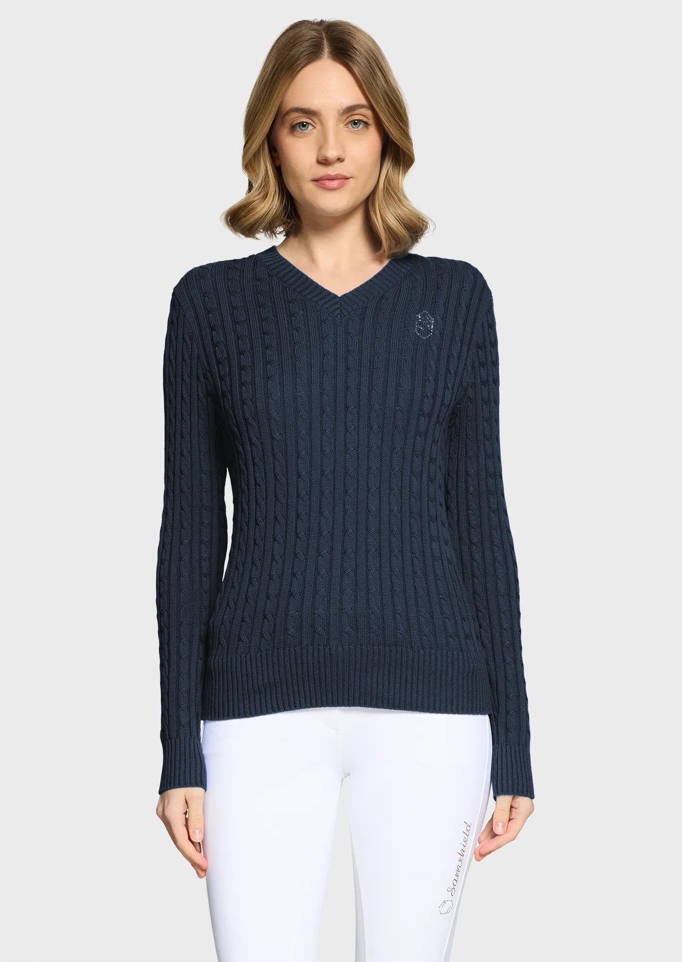 Samshield Lisa Twisted Dames Pullover | Navy Samshield Lisa Twisted Dames Pullover | Navy