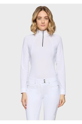Samshield Adeline Boreal Dames Wedstrijdshirt LS | White Summer Nights