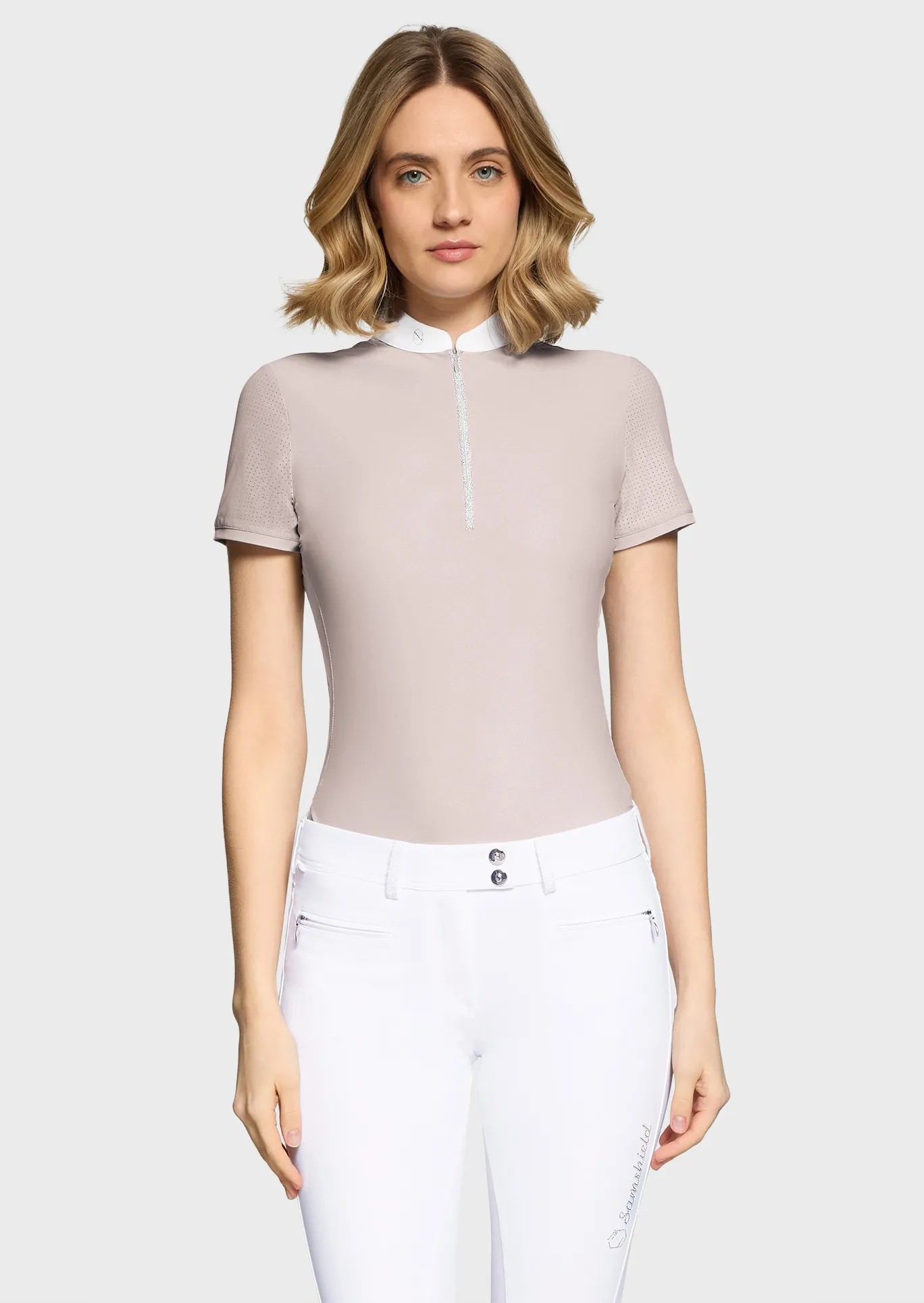 Samshield Aloise Dames Wedstrijdshirt SS | Latte Samshield Aloise Dames Wedstrijdshirt SS | Latte