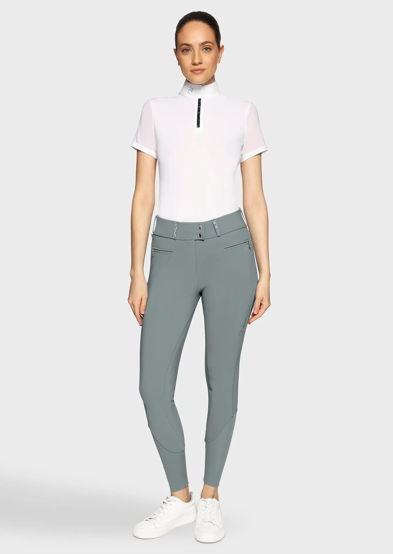 Samshield Claranova Women's Riding Breeches Full Grip | Granit Samshield Claranova Women's Riding Breeches Full Grip | Granit