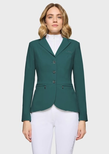 Samshield Victorine Crystal Fabric Dames Wedstrijdjasje Regular | Hunter Green Samshield Victorine Crystal Fabric Dames Wedstrijdjasje Regular | Hunter Green