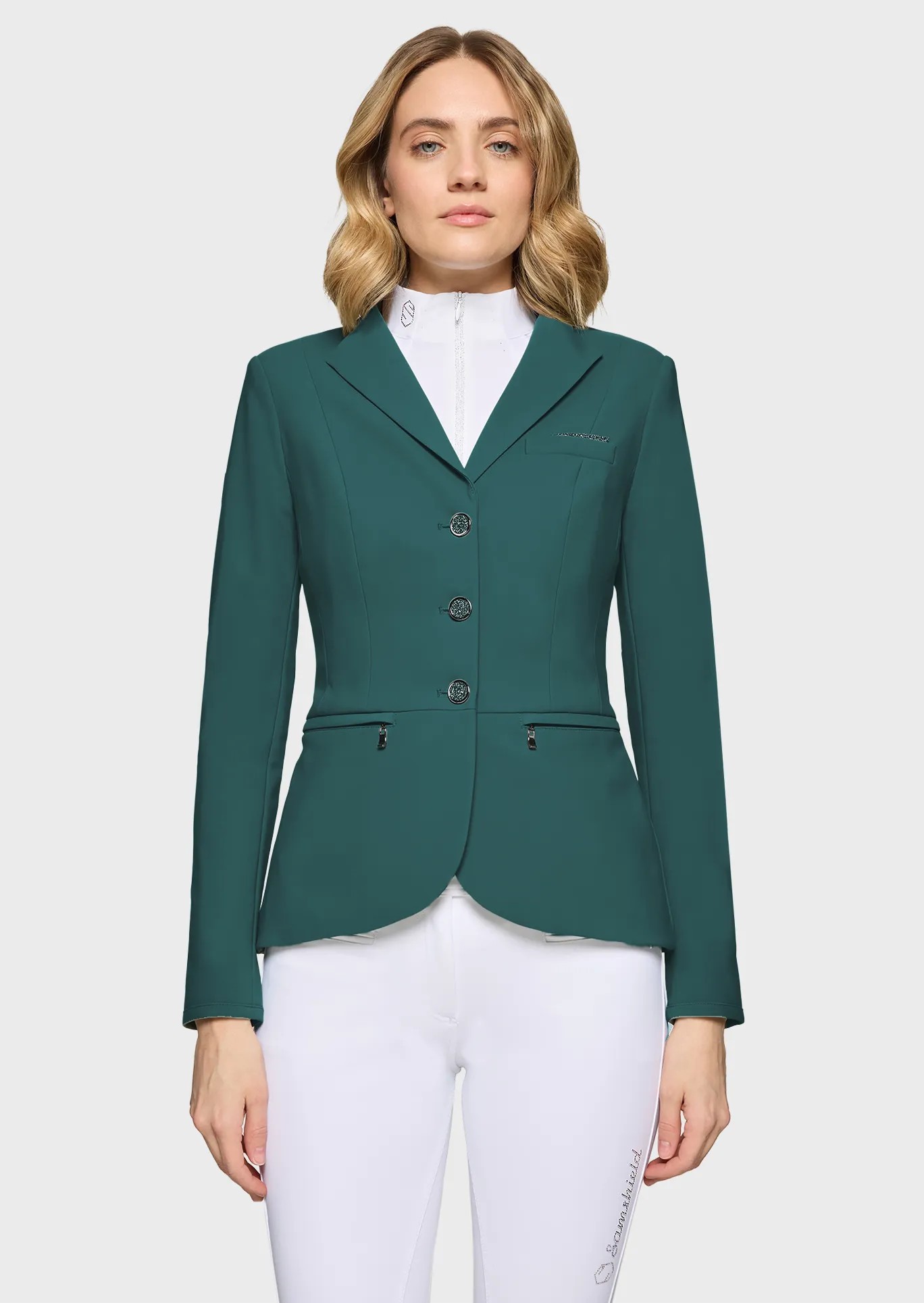 Samshield Victorine Crystal Fabric Dames Wedstrijdjasje Regular | Hunter Green Samshield Victorine Crystal Fabric Dames Wedstrijdjasje Regular | Hunter Green